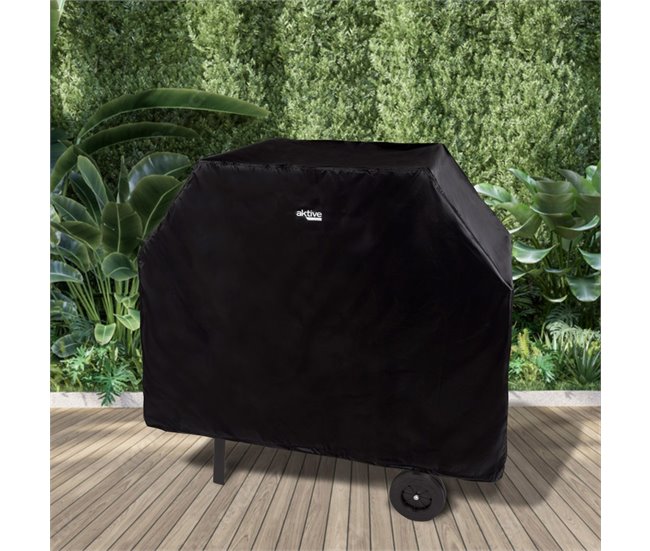 Cobertura para barbacoa impermeável Aktive Preto