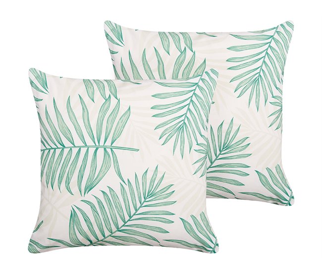 Beliani Almofada de jardim POGGIO 45x45 Bege