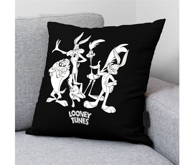 Capa de travesseiro Looney B&w A Multicor