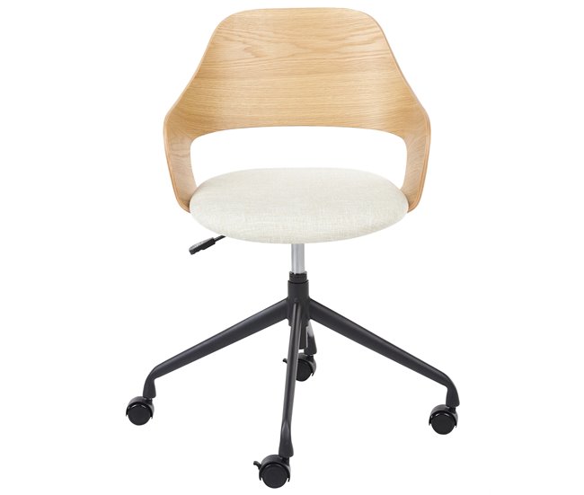 Beliani Cadeira de escritório NOVATO Bege