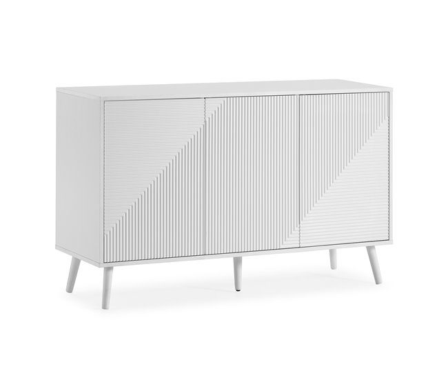 Aparador Telmo 3 gavetas 120 Branco