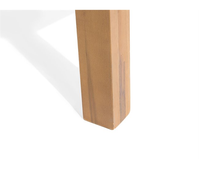 Beliani Conjunto de comedor CESANA Castanho