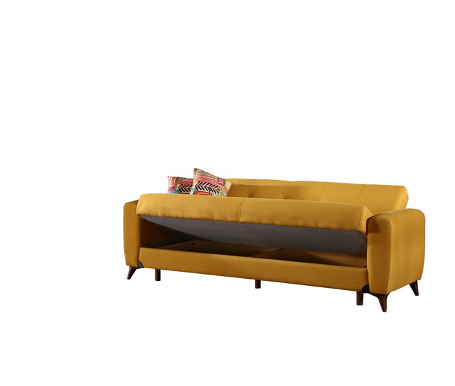 Sofá cama DORIAN Amarelo