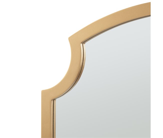 [en.casa] Espelho de parede Aura design atrativo MDF Dourado
