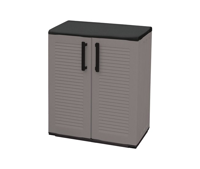 Armário exterior em PVC Cinza