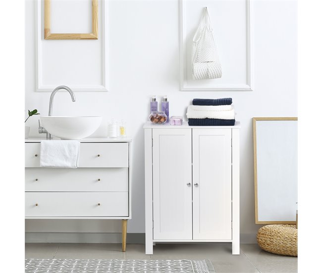 Armário Casa de Banho MDF kleankin, casa - natal 60 Branco