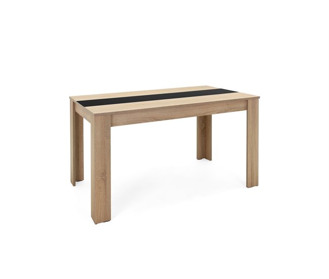 Mesa de jantar NICO II Branco/ Madeira