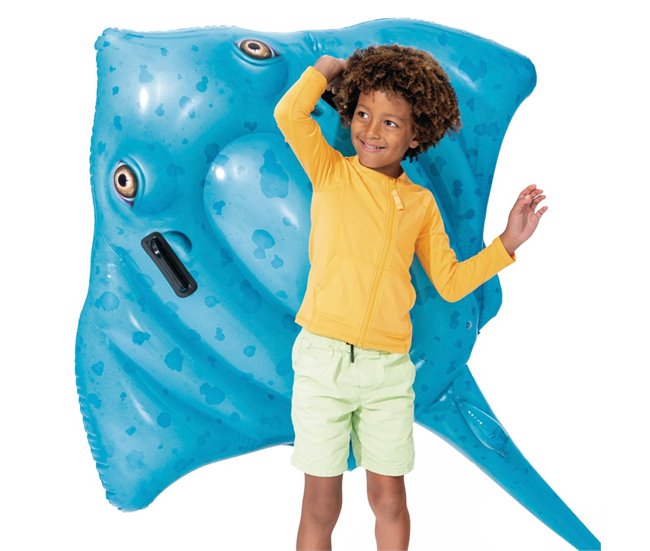 Flutuador de piscina c/asas INTEX Azul