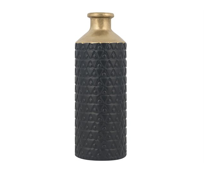Beliani Jarrón decorativo ARSIN Preto