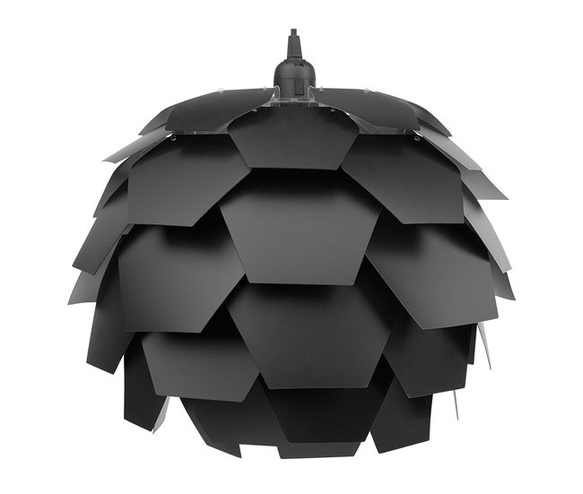 Beliani Candeeiro de tecto SEGRE Preto