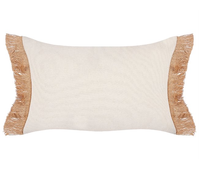 Beliani Almofada decorativa BOATH Bege