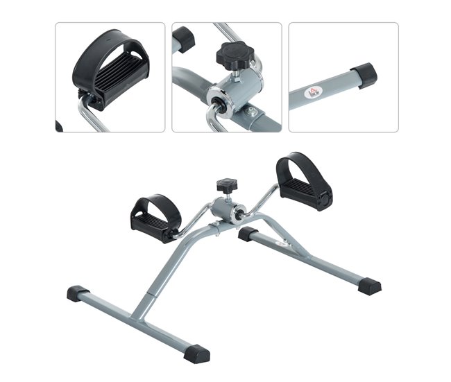 Mini bicicleta de exercício Aço, ABS, PP HOMCOM Multicor