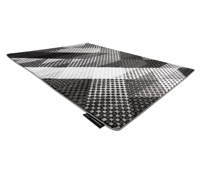 Tapete INTERO BALANCE 3D Pontos 140x190 Cinza