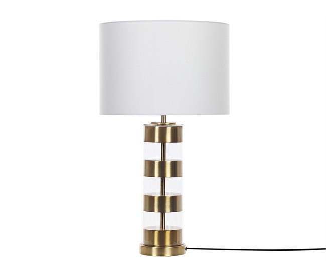 Beliani Candeeiro de mesa BEATTON Dourado