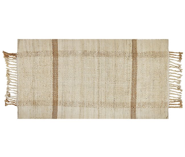 Beliani Entrelaçado YELMEZ 80x150 Bege