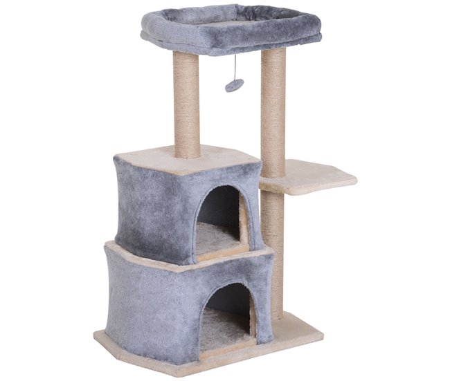 Árvore Arranhador para Gatos Cinza