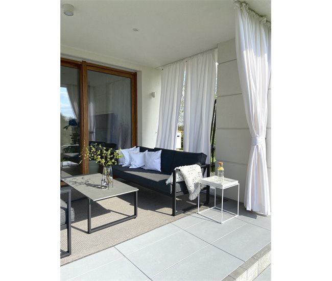 Beliani Mesa de apoio SAXON 40x40 Branco