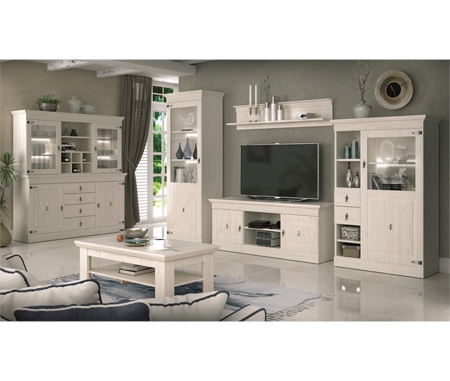 Prateleira de parede PORTOFINO 141cm Branco