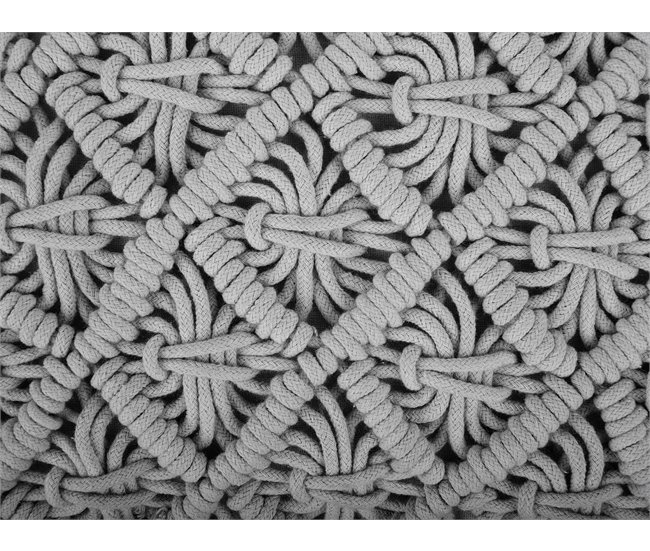 Beliani Almofada decorativa KIZKALESI Cinza