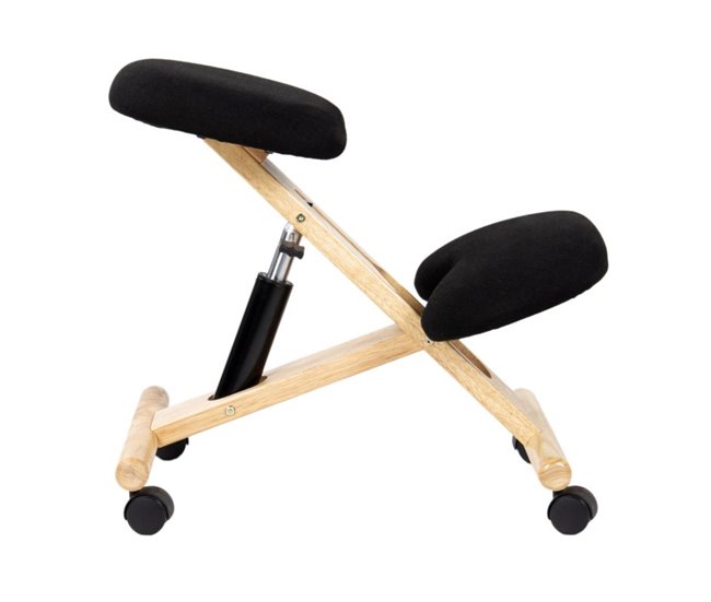 Silla ergonómica Ergochair negro aluminio AlumÍnio