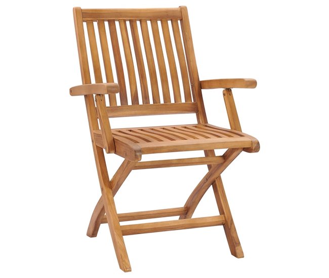 Cadeiras de jardim - cadeiras de exterior dobráveis 8 pcs madeira de teca maciça