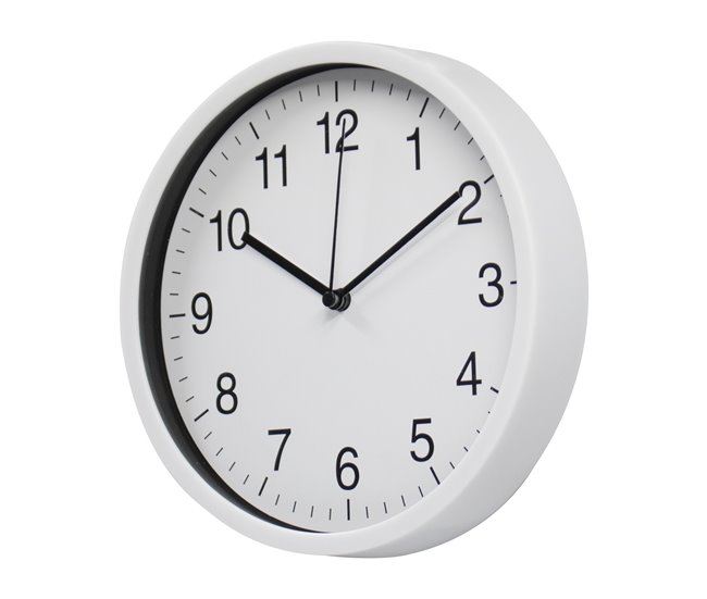 Relógio de parede GAIA 20cm marca CONFORAMA Branco