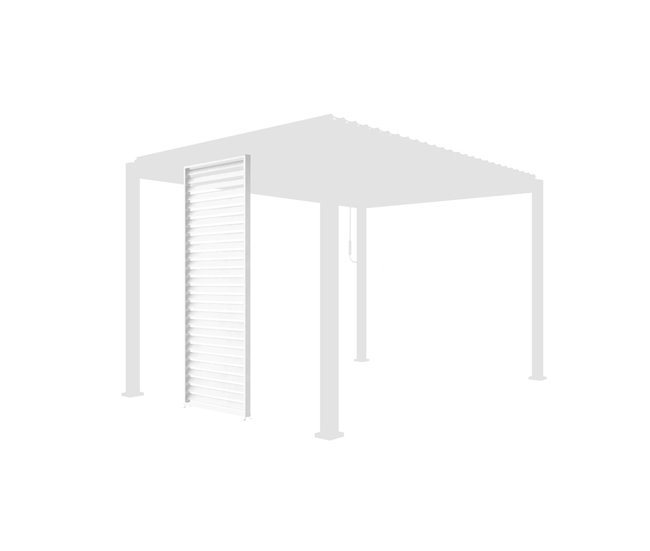 Persiana para pérgula bioclimática Triomphe 93x6 Branco