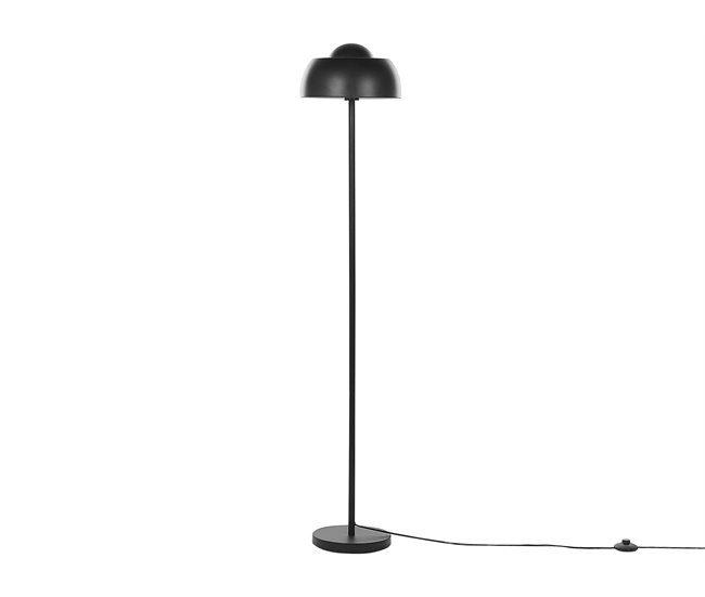 Beliani Candeeiro de pé SENETTE Preto