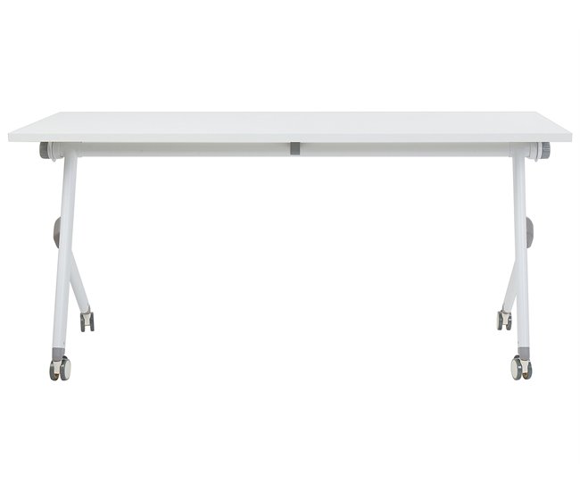 Beliani Secretária dobrável BENDI 160x60 Branco
