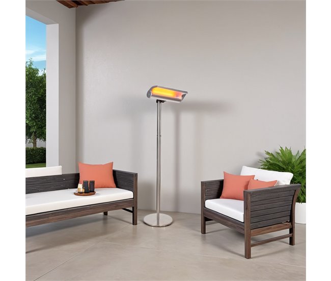 Aquecedor De Chão Por Infravermelhos ESTEPONA Cinza