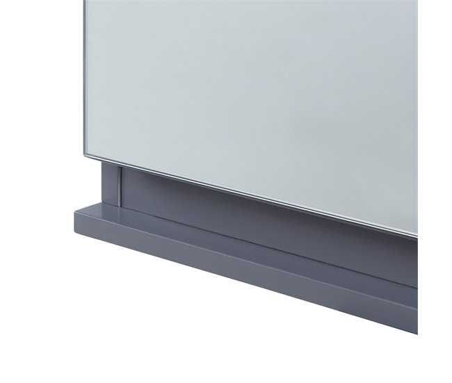 Armário espelho de sobrepor Overath 2 portas [en.casa] Cinza