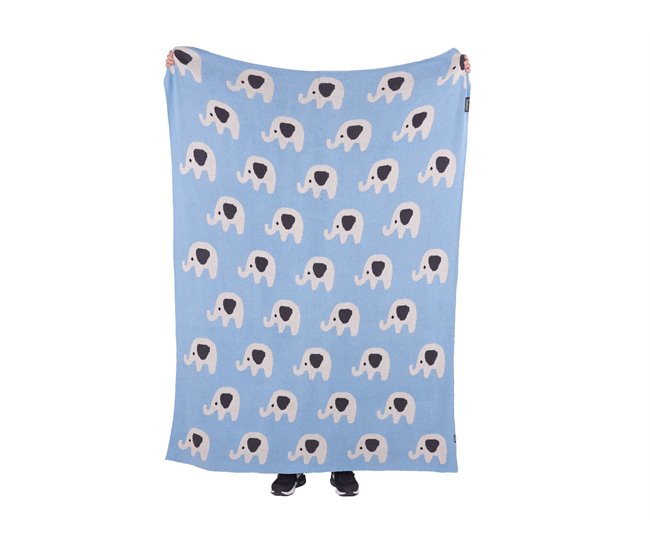 Beliani Manta HILKOT Azul