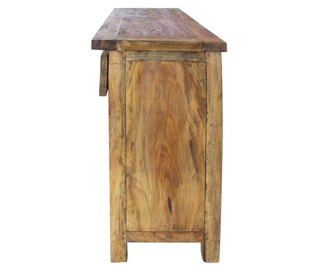 Aparador buffet mueble consola mueble de almacenaje madera maciza Castanho