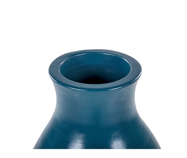 Beliani Jarrón decorativo STAGIRA Azul/ Verde