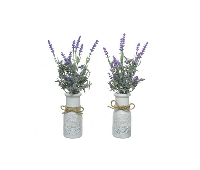 Planta de LAVANDA cores sortidas 32cm Roxo