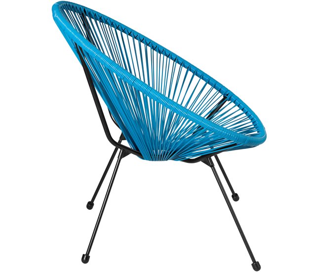 2 cadeiras de jardim Santana com mesa Azul