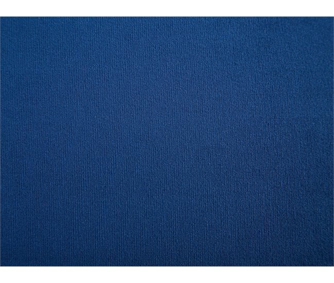 Beliani Sofá-cama Veludo SELNES Azul Marino