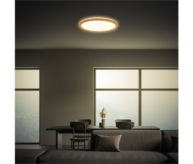 Plafon TAVA WOOD DOWNLIGHT 1 LED marca BRILONER Madeira