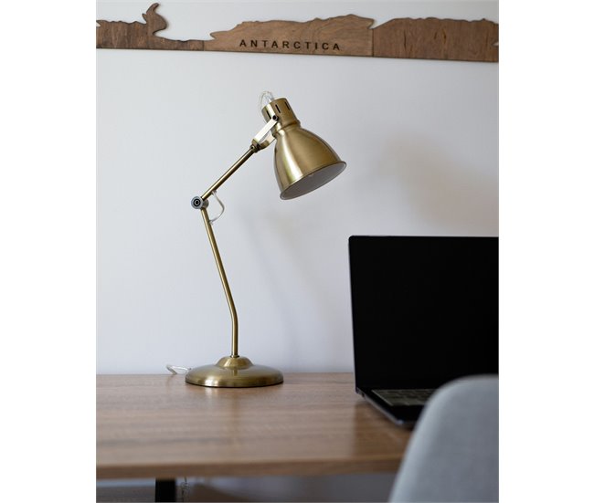 Beliani Candeeiro de mesa MONSAN Dourado