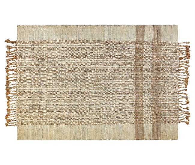 Beliani Entrelaçado ORTAOBA 140x200 Bege