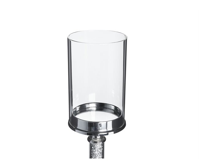 Beliani Candelabro ABBEVILLE Cinza