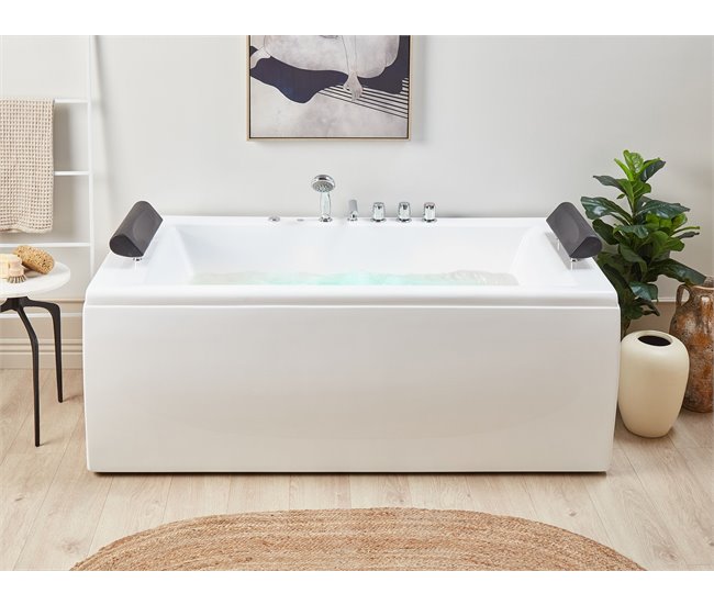 Beliani Banheira de interior MONTEGO 83x172 Branco