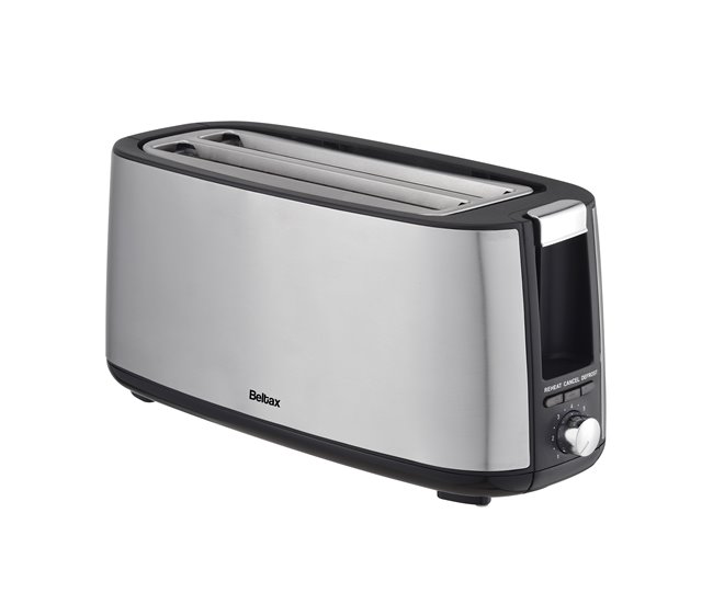 Torradeira BELTAX BTE-2008 1400 W - Inox Inoxidavel