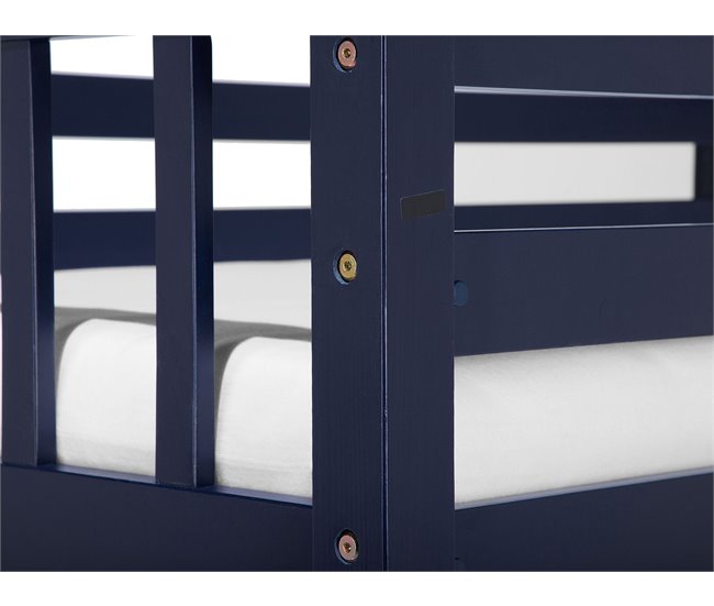 Beliani Beliche Pinho REVIN 97x208 Azul Marino