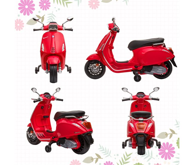 Moto para Crianças PP, Metal AIYAPLAY Vermelho