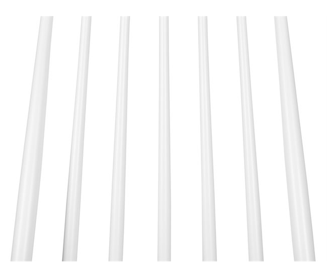 Beliani Silla de comedor BURBANK Branco