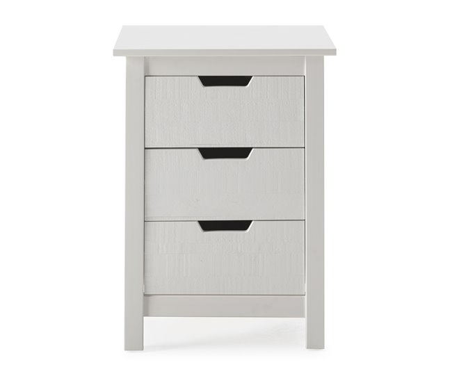 Mesa de cabeceira julieta 3 gavetas