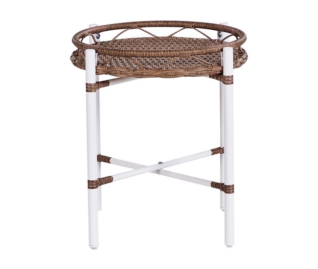 Beliani Conjunto bistrô LEVICO Branco