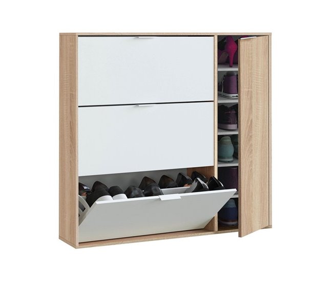 Sapateira Classe 4 portas Carvalho