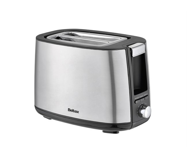 Torradeira de 2 Fendas BELTAX BTE-2006 - 750W-InoxX Inoxidavel